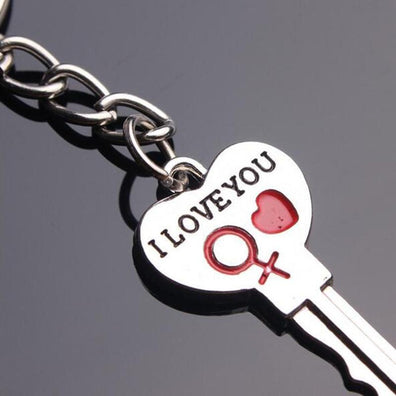 LLavero para parejas LLave Corazon